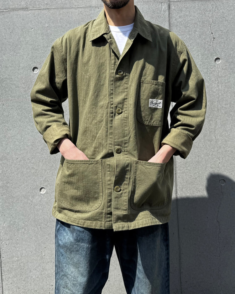 SEQUEL / COVERALL JACKET / SQ-26SS-JK-01 / OLIVE