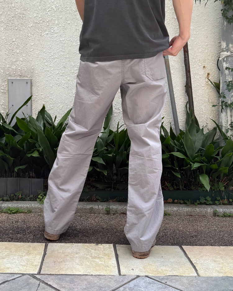 nonnative / DWELLER EASY PANTS C/N GABARDINE PIGMENT DYE / GRAY / NN-P4832