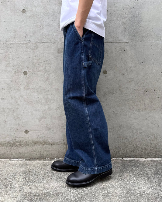 PORTER CLASSIC / STEINBECK DENIM PAINTER PANTS / NAVY / PC-005-2496