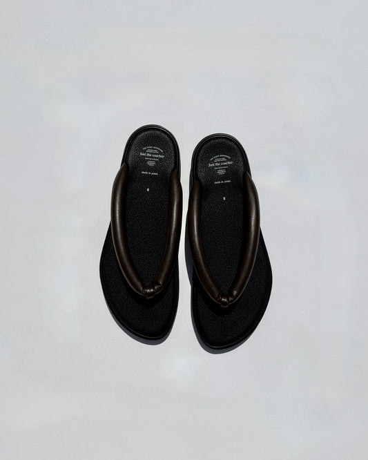 foot the coacher  / SETTA SANDALS / DARK BROWN (GLOXI CUT MEDIUM SOLE) / FTC3512010