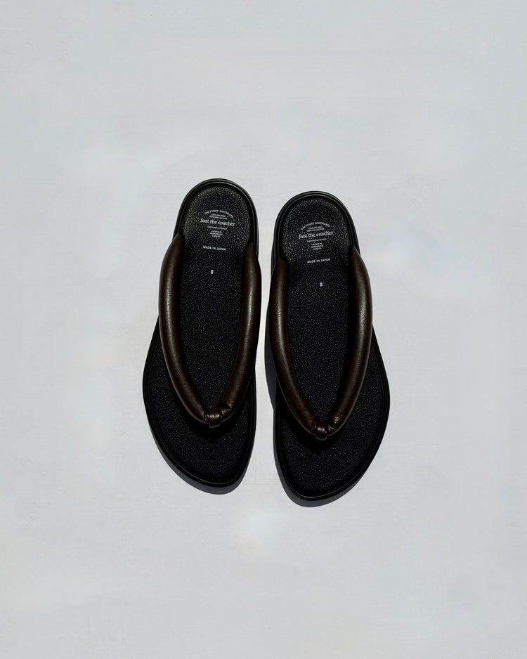 foot the coacher  / SETTA SANDALS / DARK BROWN (GLOXI CUT MEDIUM SOLE) / FTC3512010