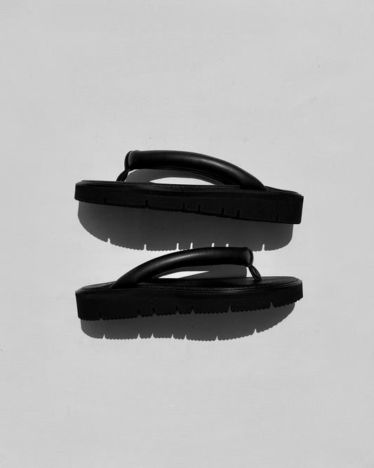 foot the coacher  / SETTA SANDALS / BLACK (GLOXI CUT MEDIUM SOLE) / FTC3512010