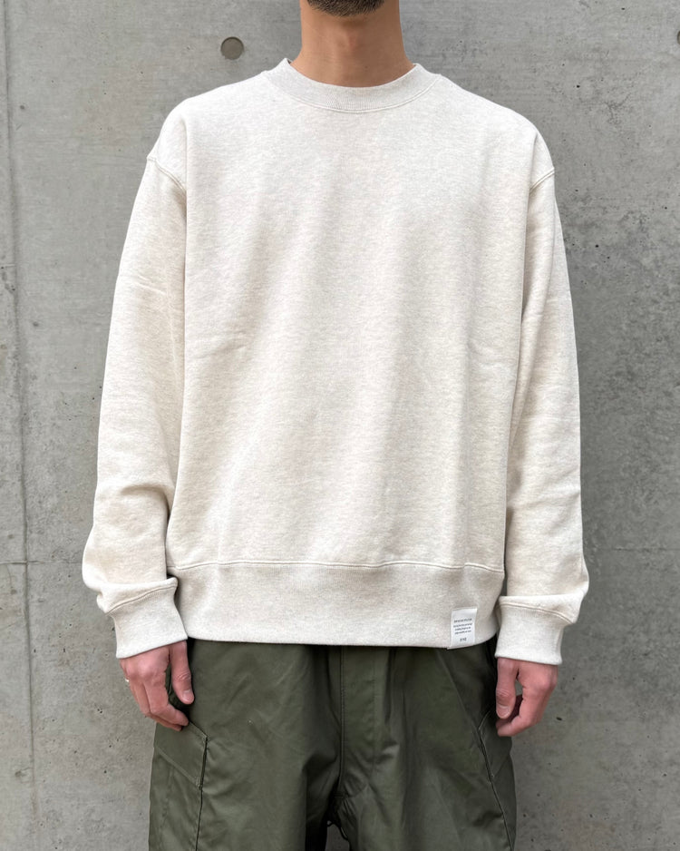 HYKE / SWEAT SHIRT / OATMEAL / 12415