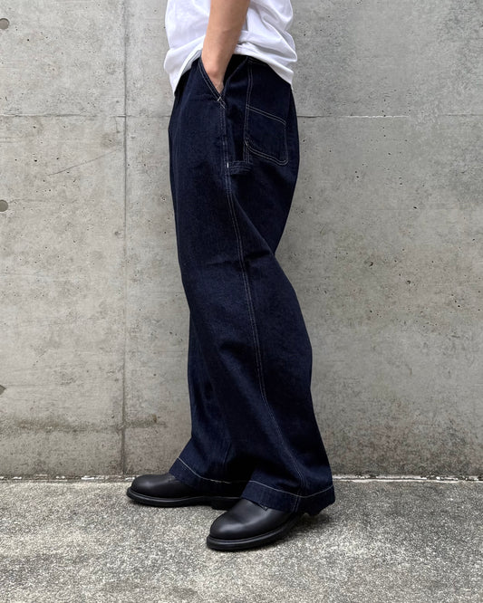 PORTER CLASSIC / STEINBECK DENIM PAINTER PANTS / DARK NAVY / PC-005-3836