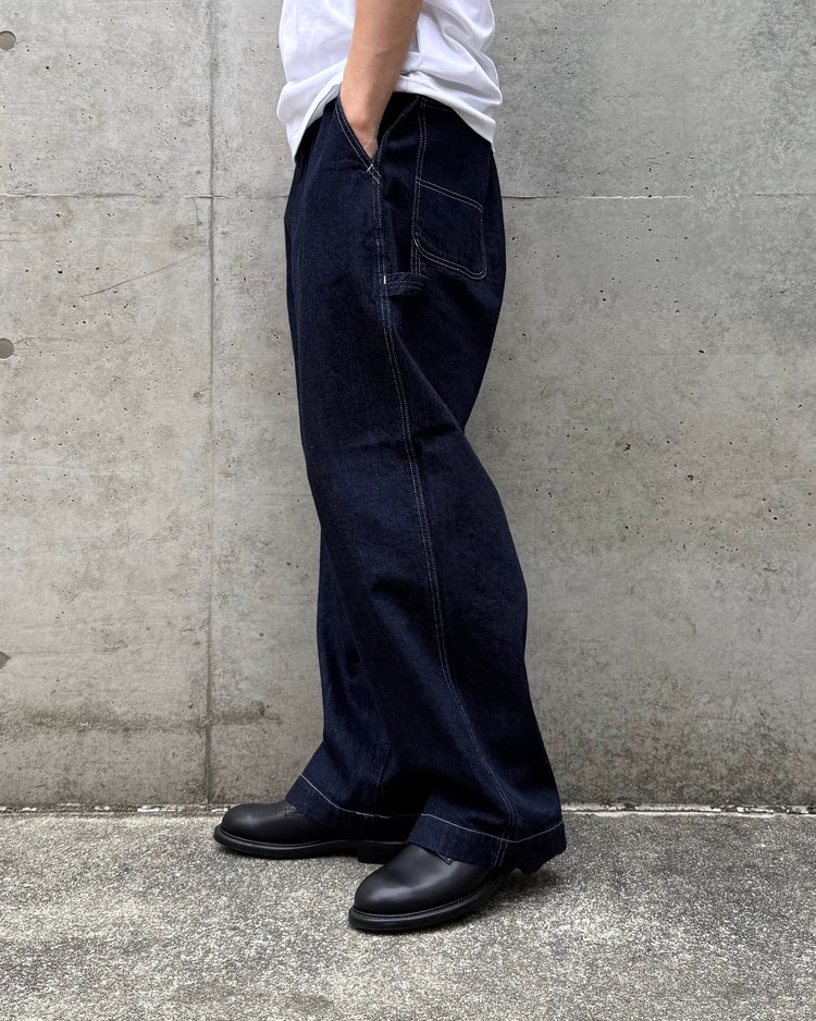 PORTER CLASSIC / STEINBECK DENIM PAINTER PANTS / DARK NAVY / PC-005-3836