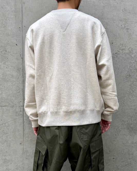 HYKE / SWEAT SHIRT / OATMEAL / 12415