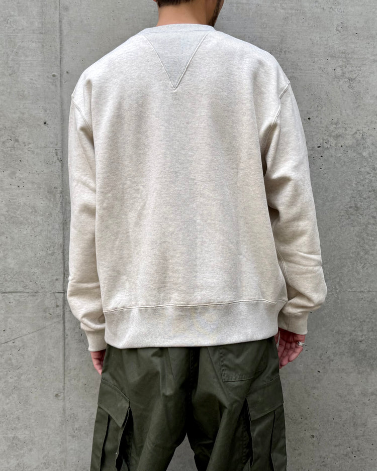 HYKE / SWEAT SHIRT / OATMEAL / 12415