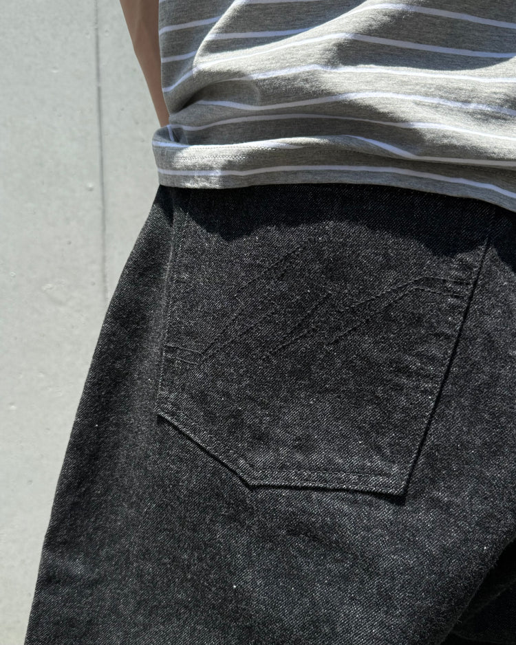 SEQUEL / FRAGMENT× SEQUEL ONE WASHED DENIM PANTS / SQ-26SS-PT-03 / BLACK
