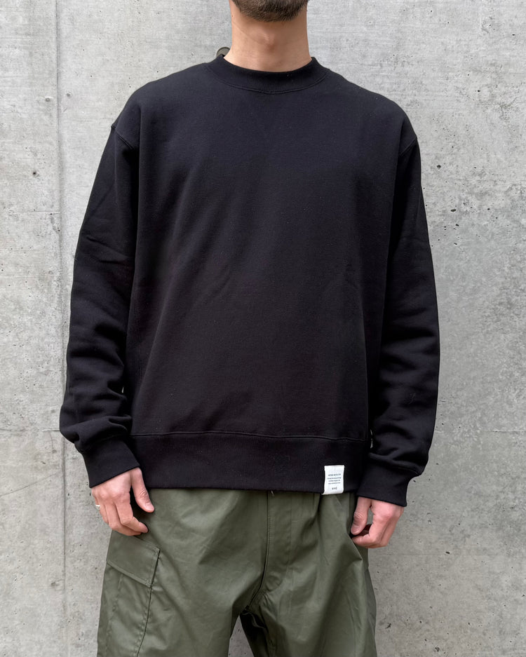 HYKE / SWEAT SHIRT / BLACK / 12415