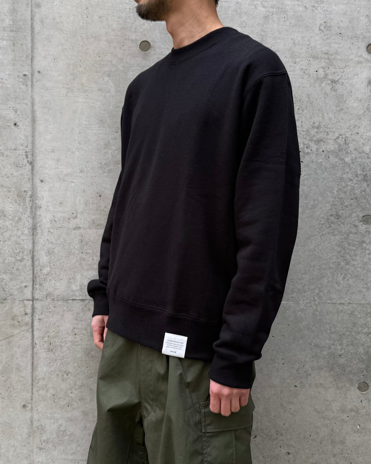 HYKE / SWEAT SHIRT / BLACK / 12415