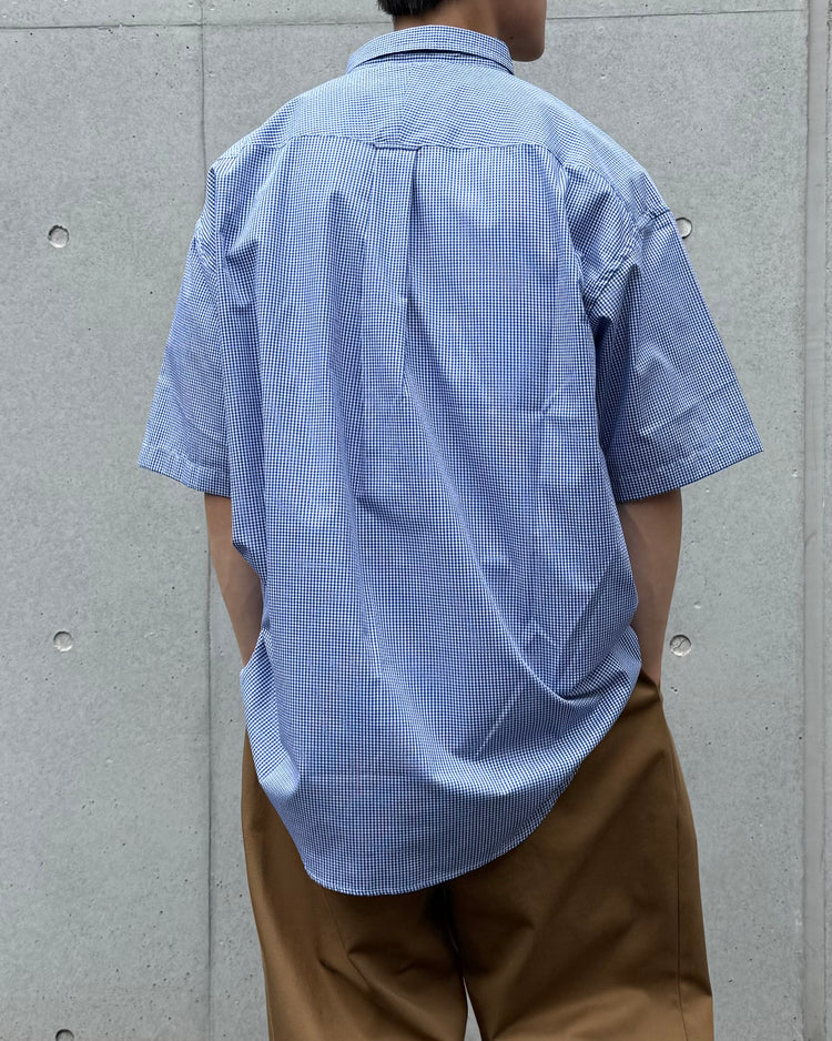 DESCENDANT / KENNEDY’S PLAID SS SHIRT / BLUE / 261WVDS-SHM06