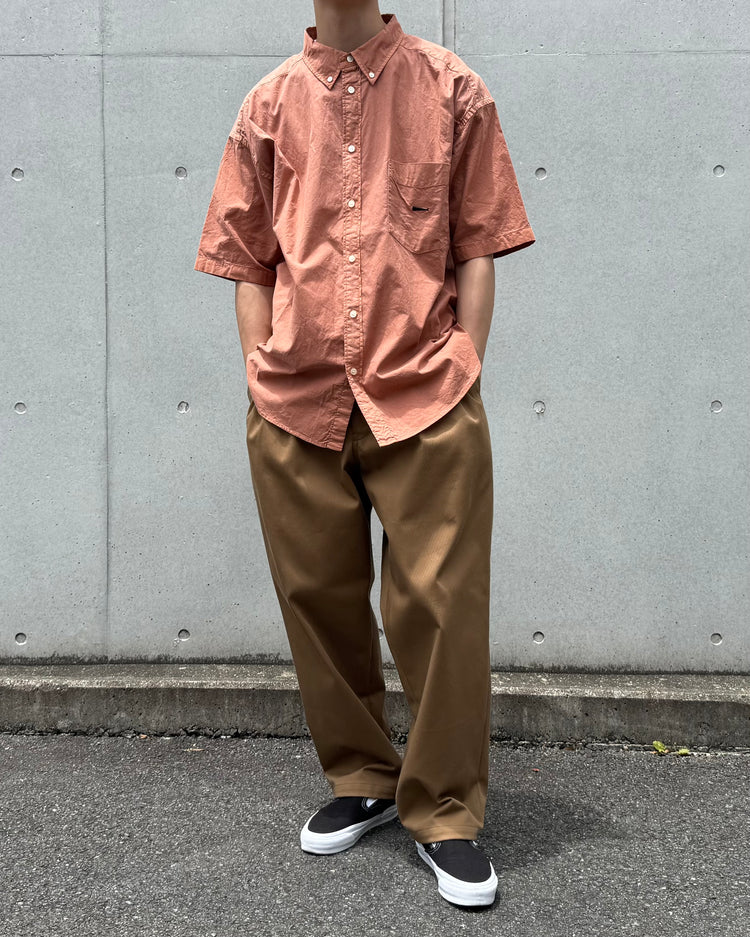 DESCENDANT / KENNEDY’S OXFORD SS SHIRT PIGMENT DYE / ORANGE / 261WVDS-SHM07