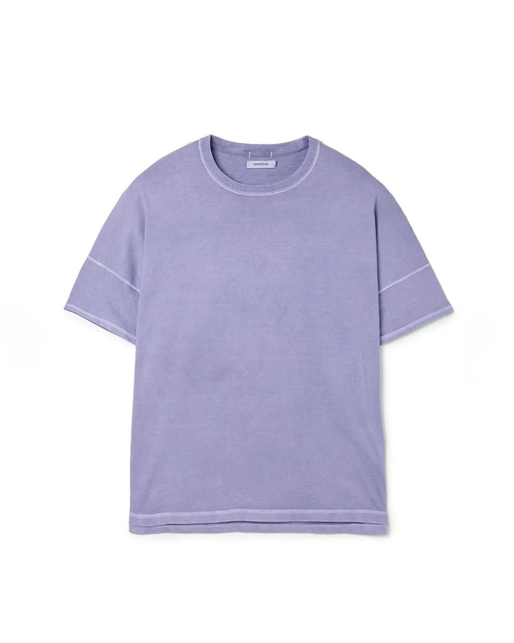 nonnative / CLERK S/S TEE COTTON JERSEY PIGMENT DYE / PURPLE / NN-C4811