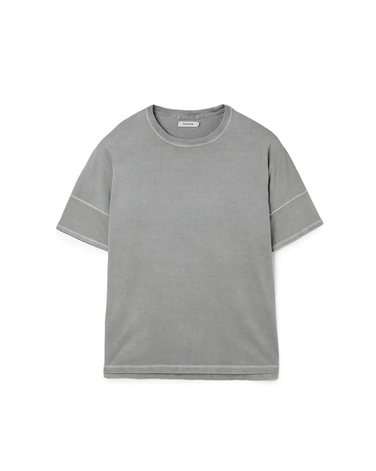 nonnative / CLERK S/S TEE COTTON JERSEY PIGMENT DYE / GRAY / NN-C4811