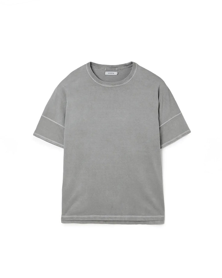 nonnative / CLERK S/S TEE COTTON JERSEY PIGMENT DYE / GRAY / NN-C4811