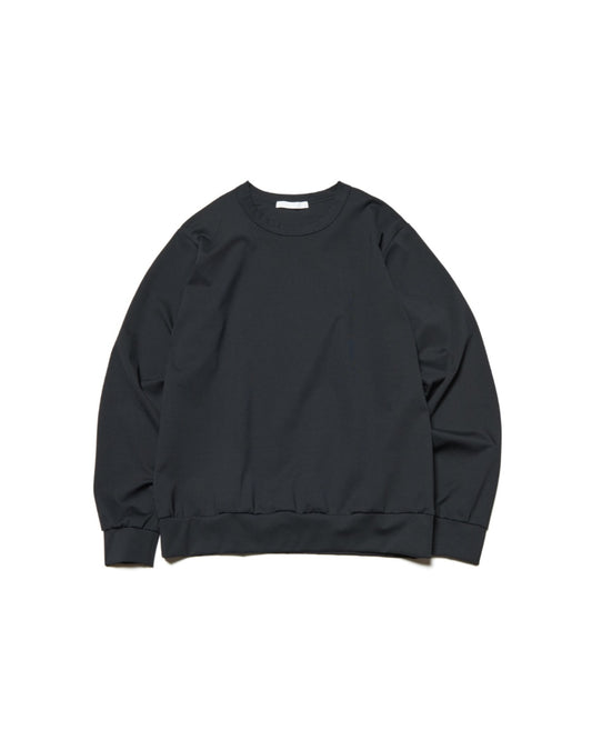 SOPHNET. / TAUT PONTE CREWNECK TOP / BLACK / SPNT-252024