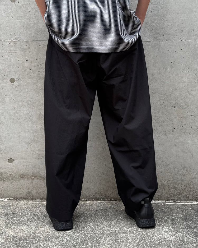 PORTER CLASSIC / POPLIN GENE KELLY PANTS / BLACK /