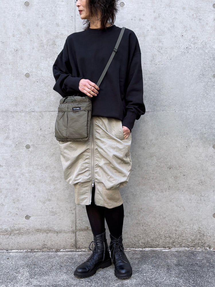 SEA / VINTAGE MA-1 SKIRT / KAHKI