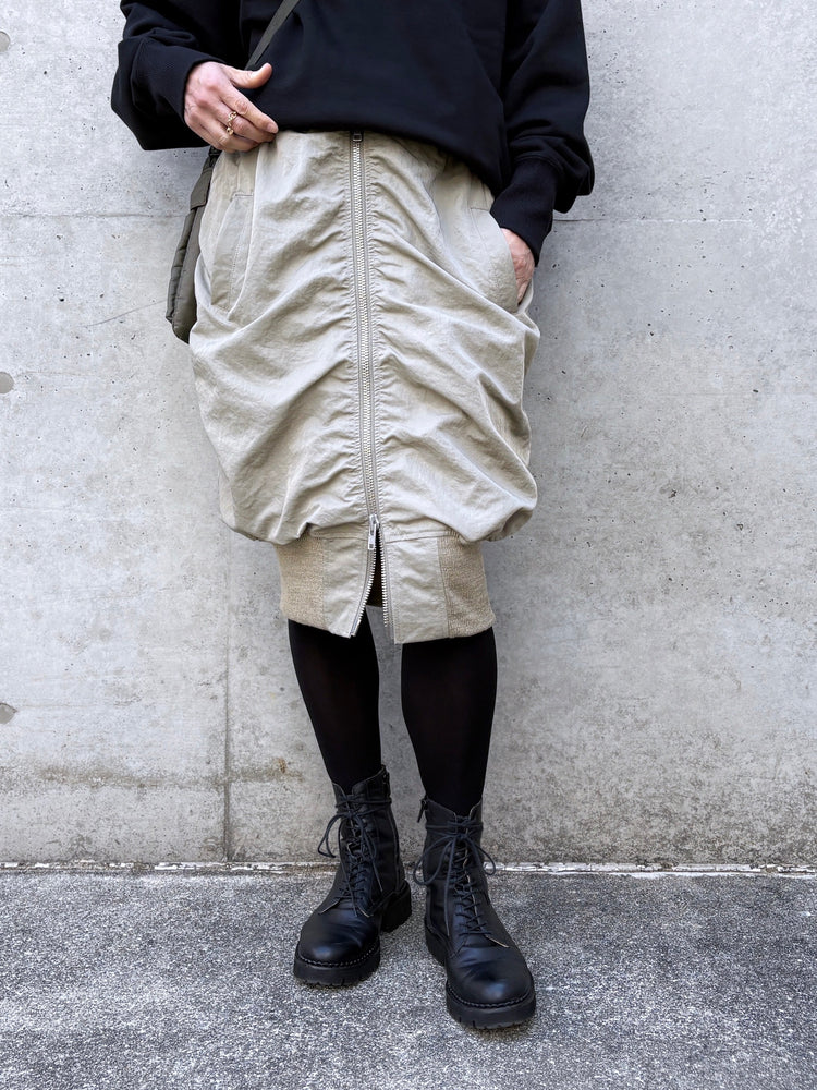 SEA / VINTAGE MA-1 SKIRT / KAHKI
