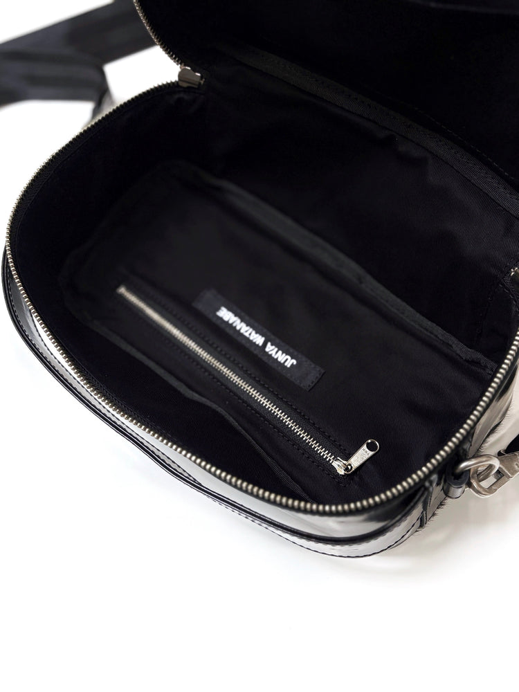 JUNYA WATANABE / ステアガラス×ヘアハイド ショルダー付き2wayバッグ / BLACK / JP-K205-051