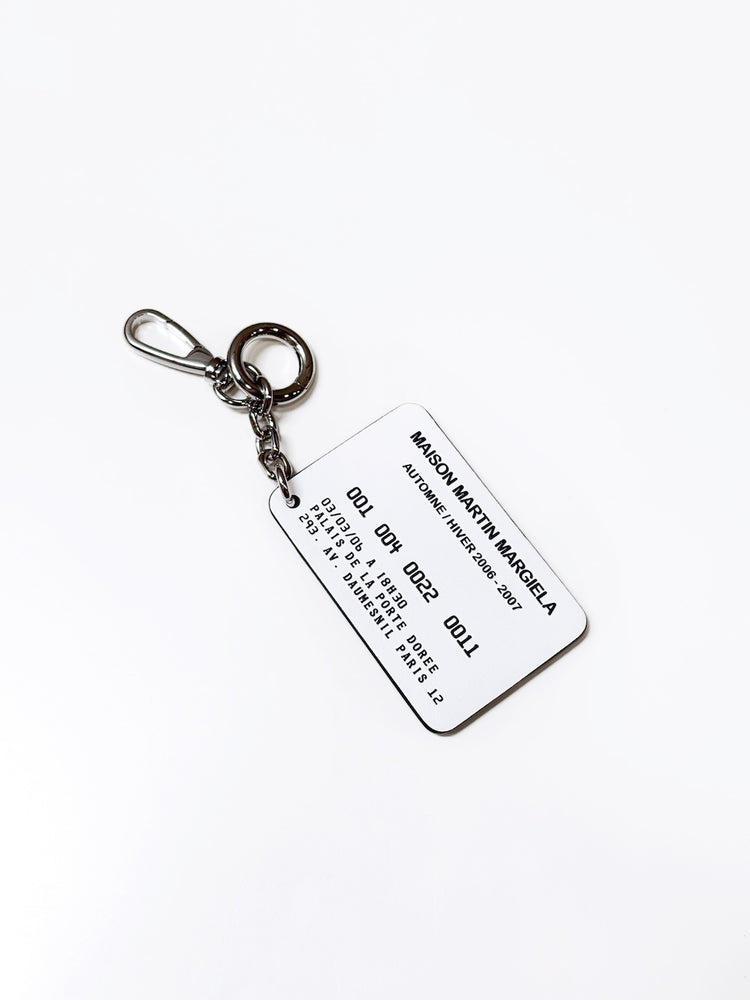 Maison Margiela / 4 Stitch Tag Key Ring / BLACK / SA2UA0017-P4745