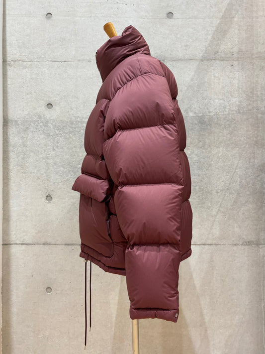 AURALEE / SUPER LIGHT NYLON RIPSTOP DOWN BLOUSON / BURGUNDY / A25AB01NL