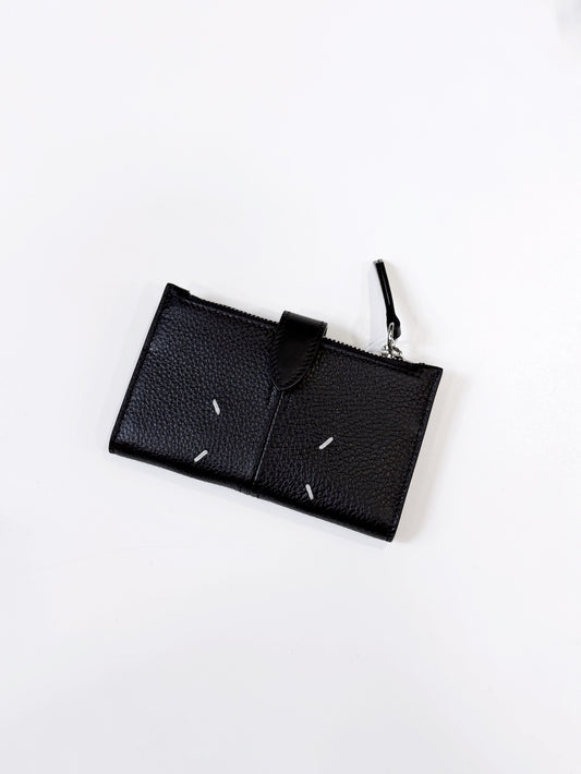 Maison Margiela / Card Holder+Coin Purse With Zip / BLACK / SA2VX0009P7268