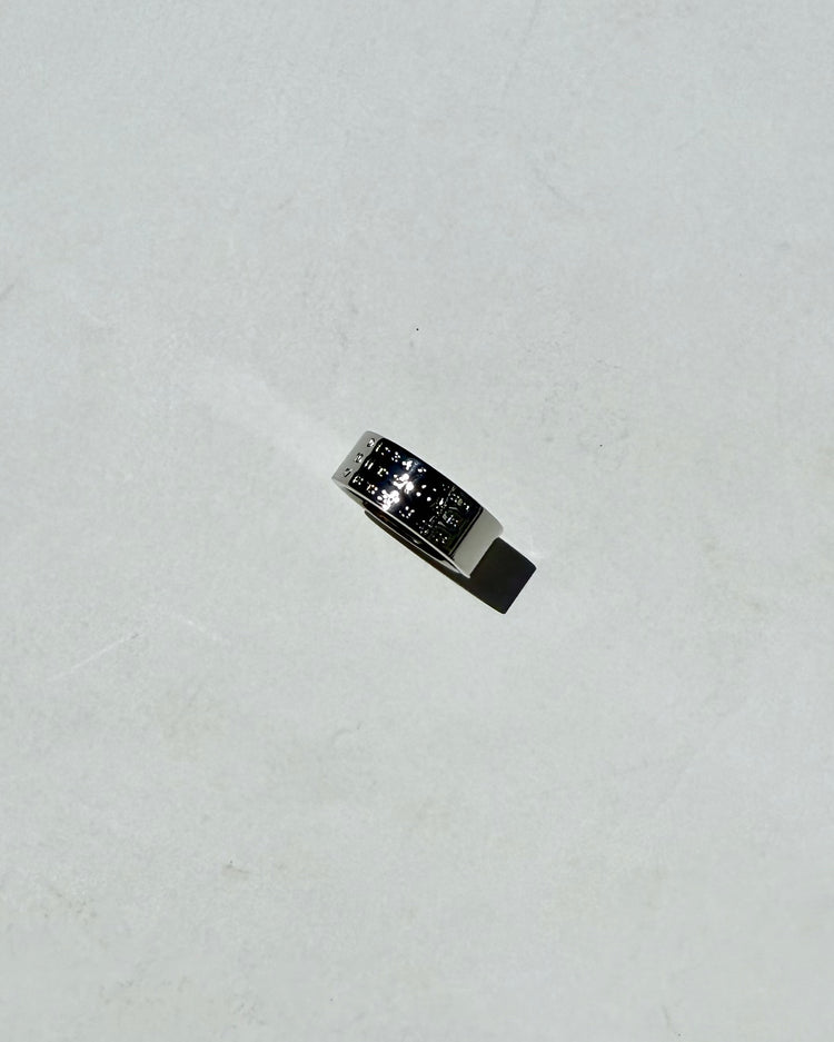 MM⑥  Maison Margiela / Minimal Logo Ring / Silver / SM6UQ0057 P6469