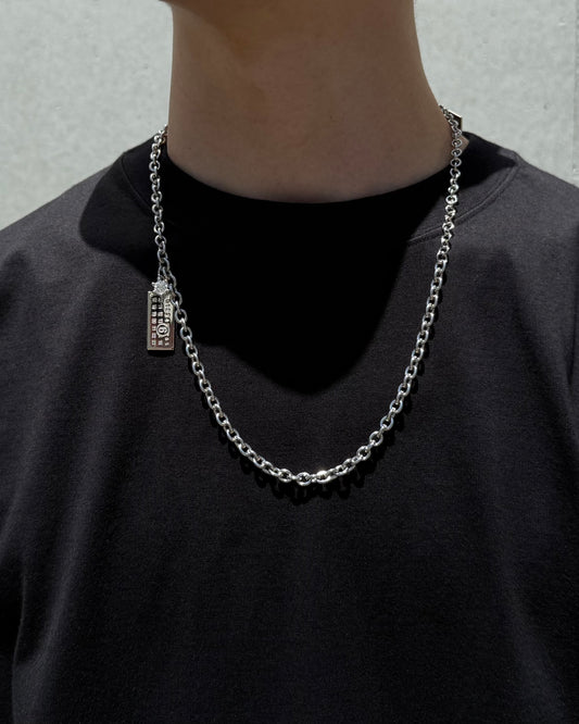 MM⑥  Maison Margiela / Calendar Logo Necklace  / Silver / SM7UU0124 P9162