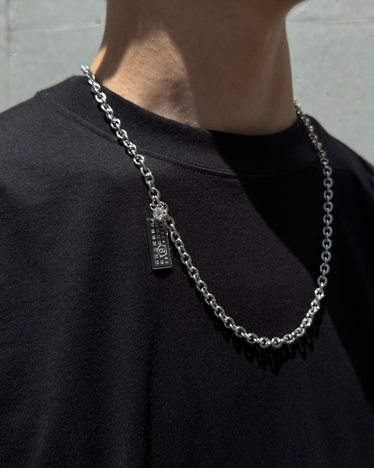 MM⑥  Maison Margiela / Calendar Logo Necklace  / Silver / SM7UU0124 P9162