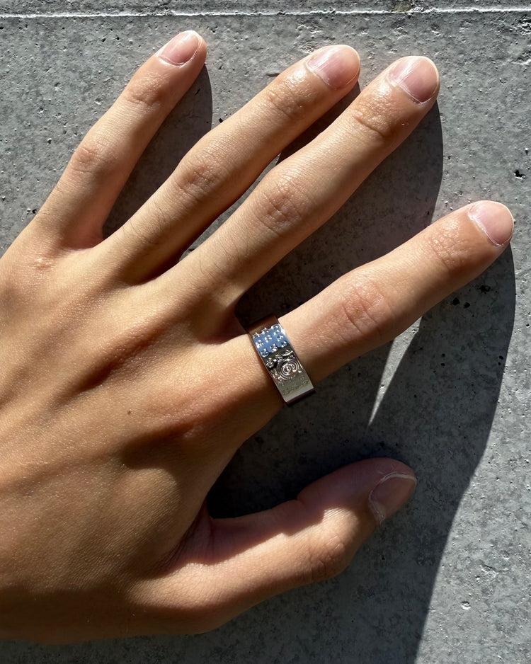MM⑥  Maison Margiela / Minimal Logo Ring / Silver / SM6UQ0057 P6469