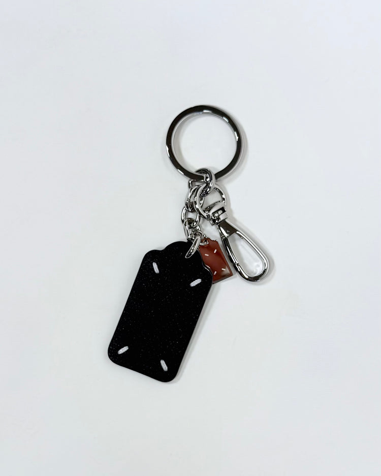 Maison Margiela / 4 Stitch Tag Key Ring / BLACK / SA2UA0014