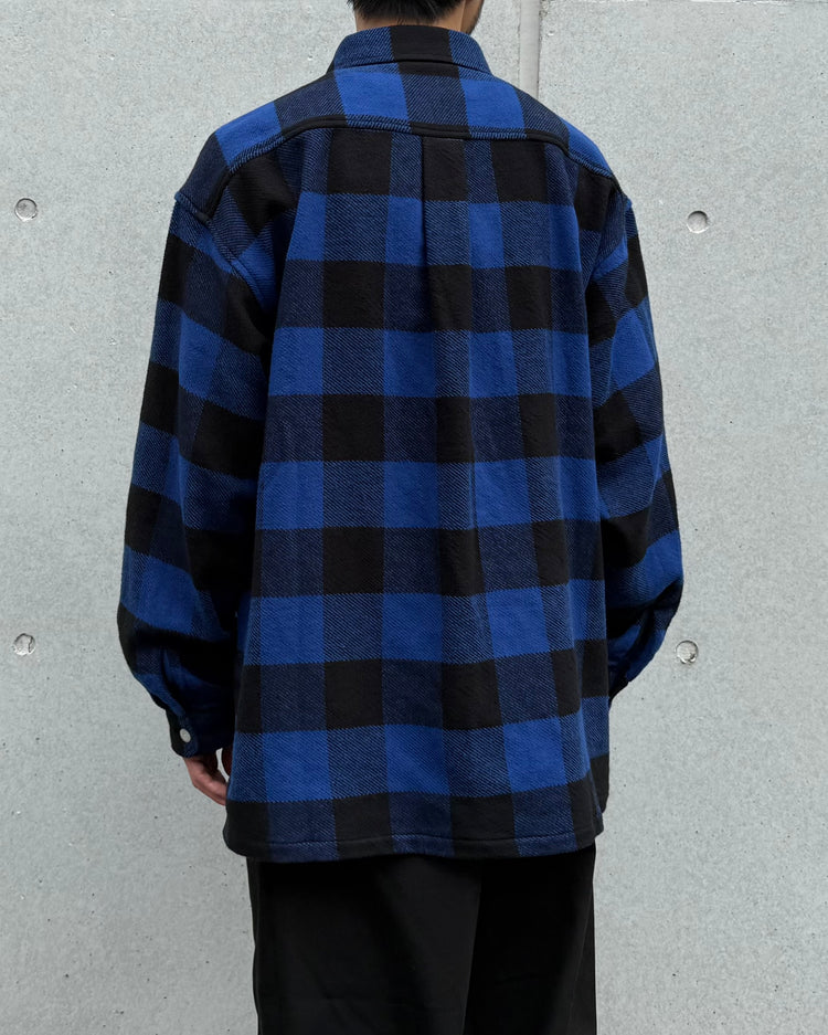 DESCENDANT / VANNING PLAID LS SHIRT / 252TQDS-SHM05 / BLUE