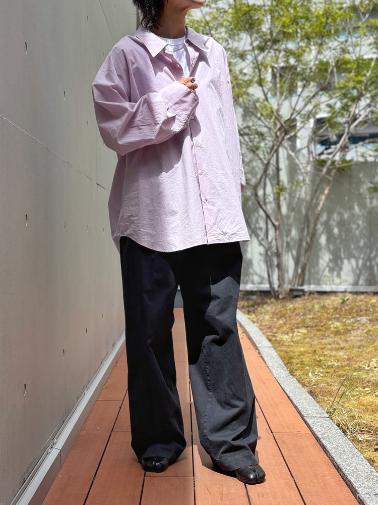 SOPHIE TALKS ABOUT THE WEATHER / OVER SIZE SHIRT / LAILAC / COM-26F-SH03