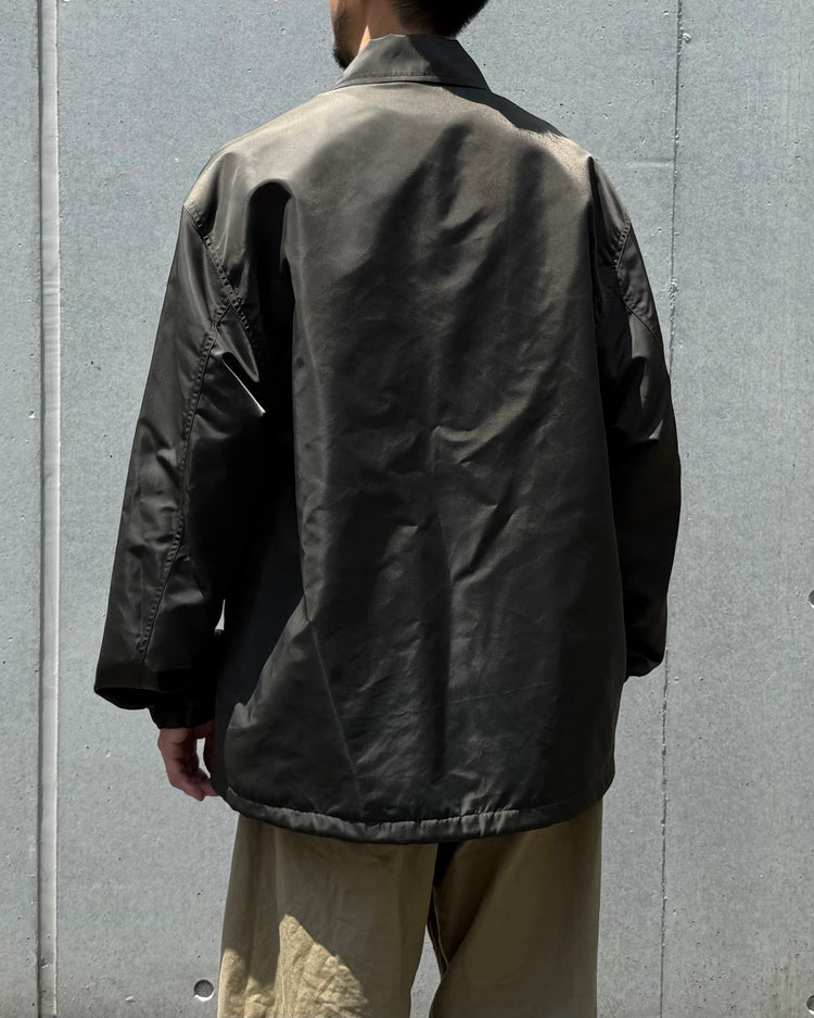 blurhmsROOTSTOCK / Washed Nylon Coach Jacket / Dark olive