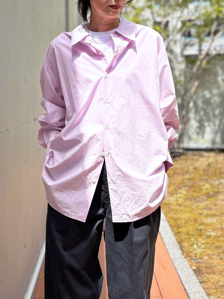 SOPHIE TALKS ABOUT THE WEATHER / OVER SIZE SHIRT / LAILAC / COM-26F-SH03