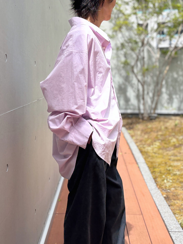 SOPHIE TALKS ABOUT THE WEATHER / OVER SIZE SHIRT / LAILAC / COM-26F-SH03