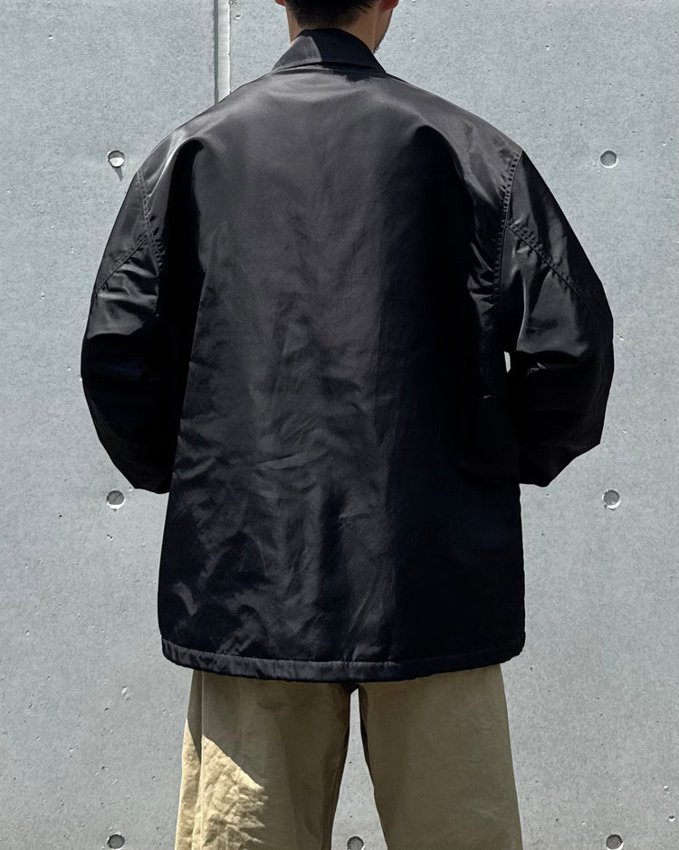 blurhmsROOTSTOCK / Washed Nylon Coach Jacket / Black