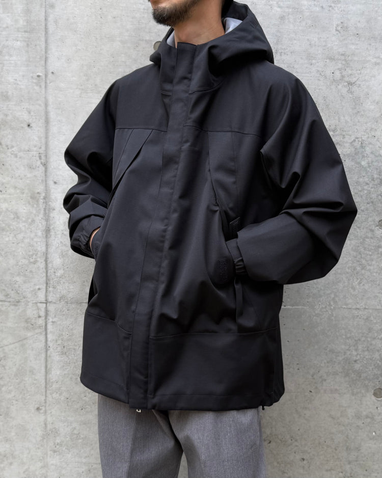 SOPHNET. / 3LAYER WOOL MOUNTAIN JACKET  / BLACK / SPNT-252014