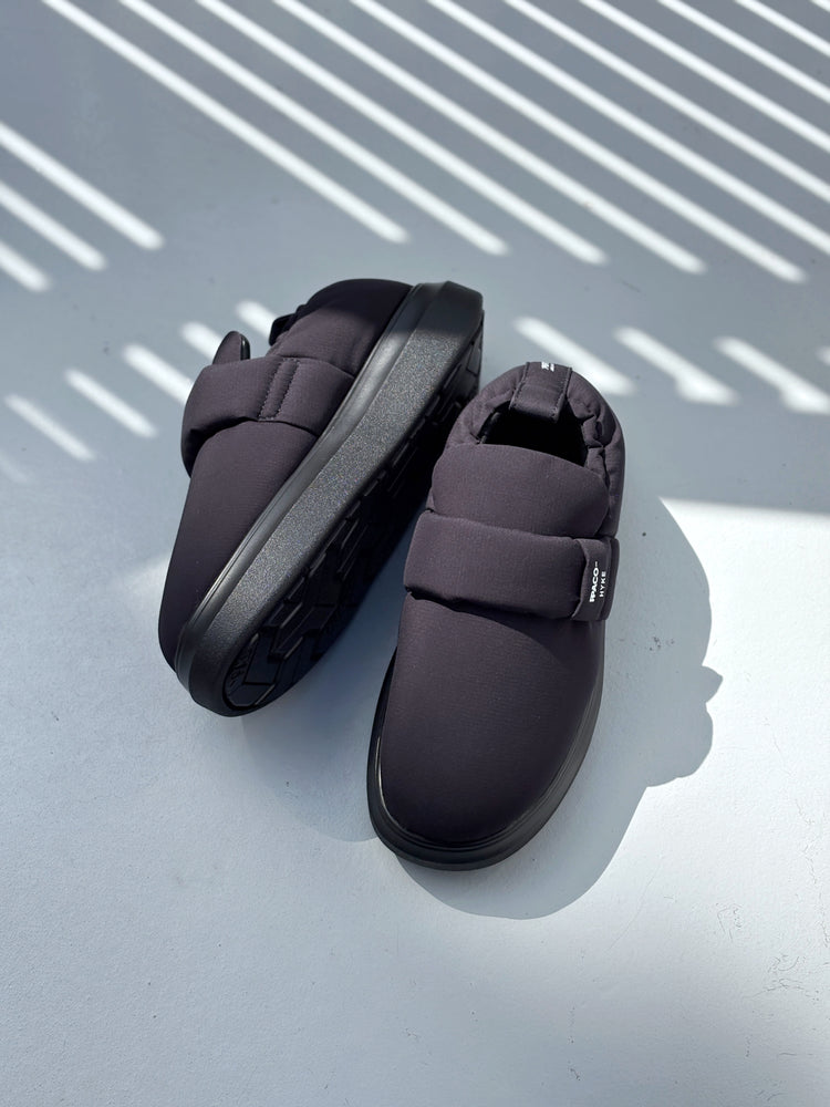HYKE / ≪Genderless≫×PPACO SOFT-PAD BELT SHOES(FAT SOLE) HYKE Edition / BLACK / 19393 /
