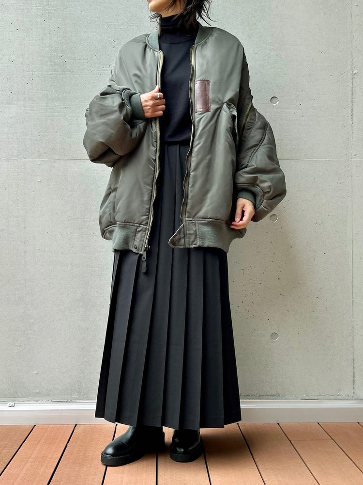 JUNYA WATANABE / ドロップショルダーMA-1ジャケット  / セージグリーン / JP-J012-051