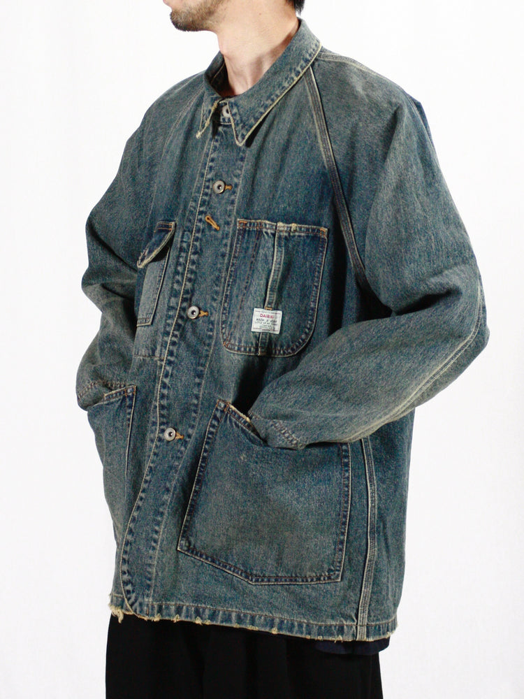 DAIRIKU / VINTAGE COVER ALL / INDIGO / 24AW-D-1