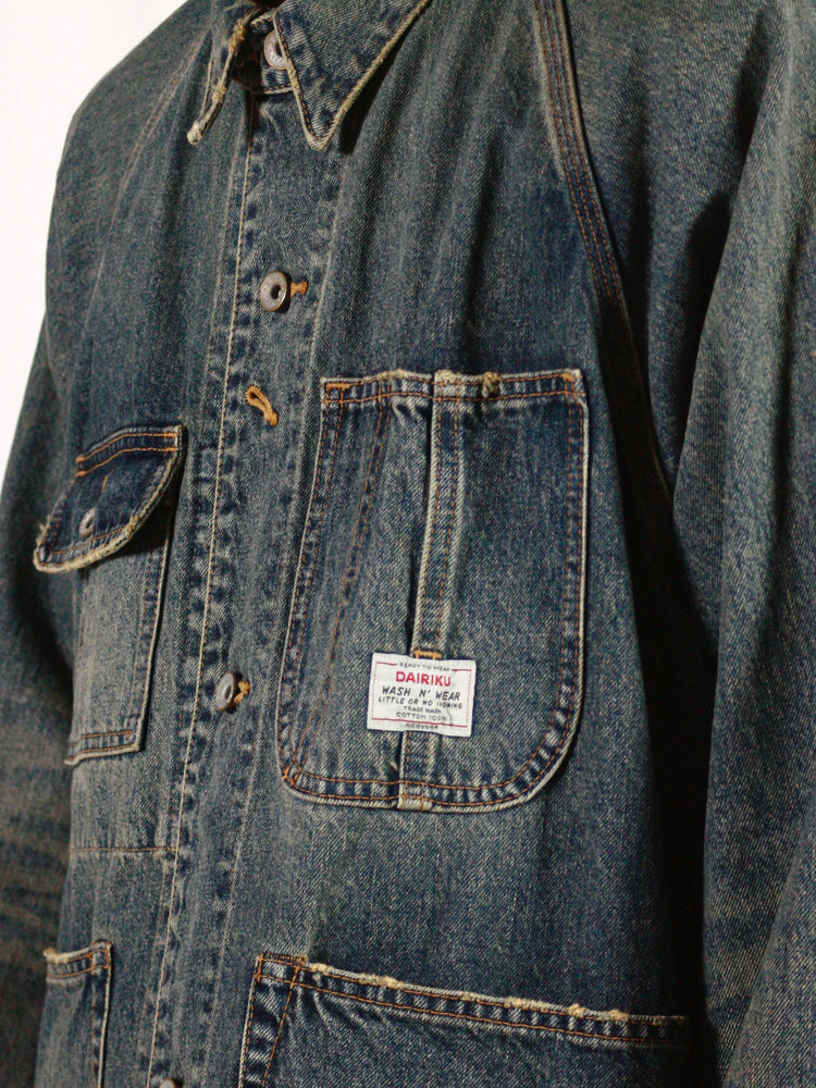 DAIRIKU / VINTAGE COVER ALL / INDIGO / 24AW-D-1