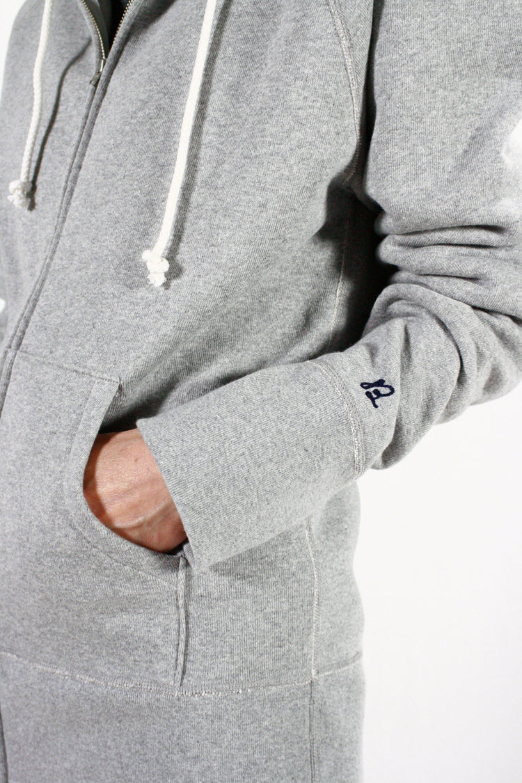 MADISONBLUE / SLIM FIT ZIP HOODIE MNS / MB244-7005M