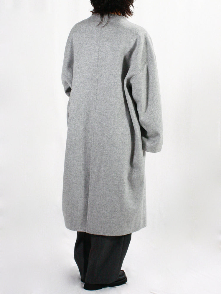 ENFÖLD / NO-COLLAR WIDE COAT / T.GRAY / 300HA130-1650