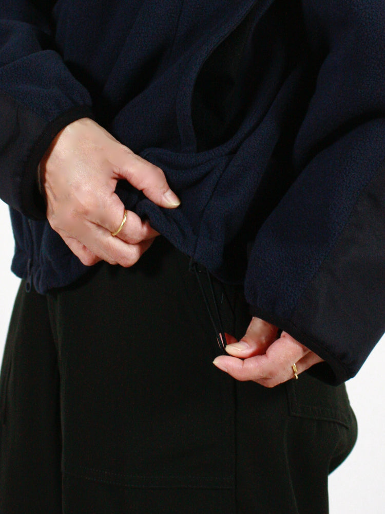 HYKE / ≪Genderless≫ FLEECE JACKET / NAVY / 17480