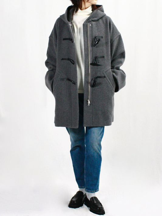 någonstans / duffel coat / Stone / 470HA130-0940