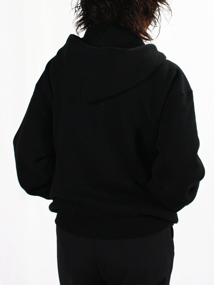 AURALEE / SMOOTH SOFT SWEAT ZIP PARKA / BLACK / A24AP05IU