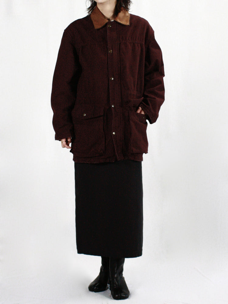 INSCRIRE / Cotton Duck Blouson / BORDEAUX  /  I24AWBZ69