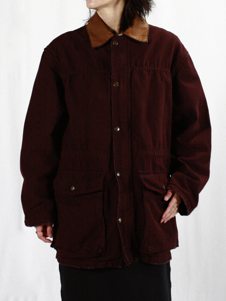 INSCRIRE / Cotton Duck Blouson / BORDEAUX  /  I24AWBZ69